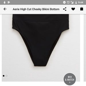 Aerie High Cut Cheeky Bikini Bottom
